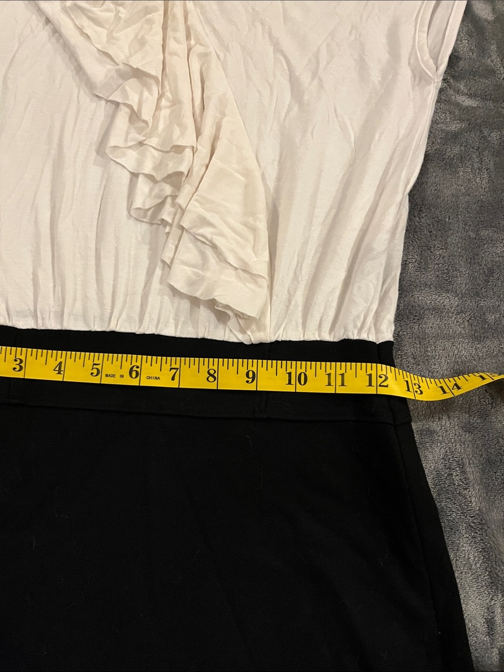 The Limited White Ruffle-Front Blouse - Picture 3 of 4